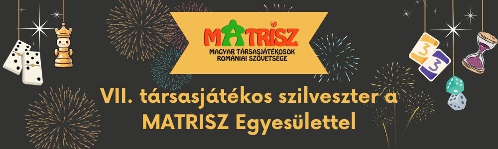 VII. társasjátékos szilveszter a MATRISZ Egyesülettel