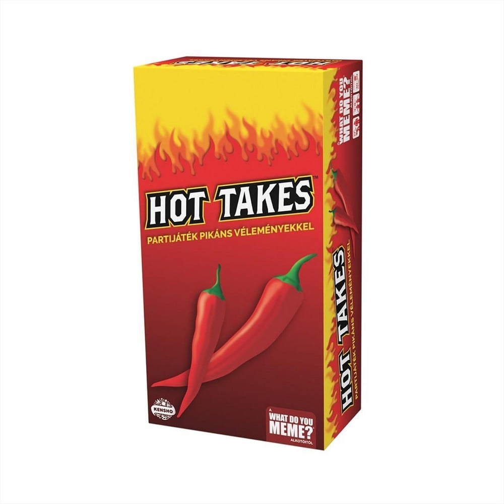 Hot Takes: Partijáték pikáns véleményekkel, magyar nyelvű társasjáték