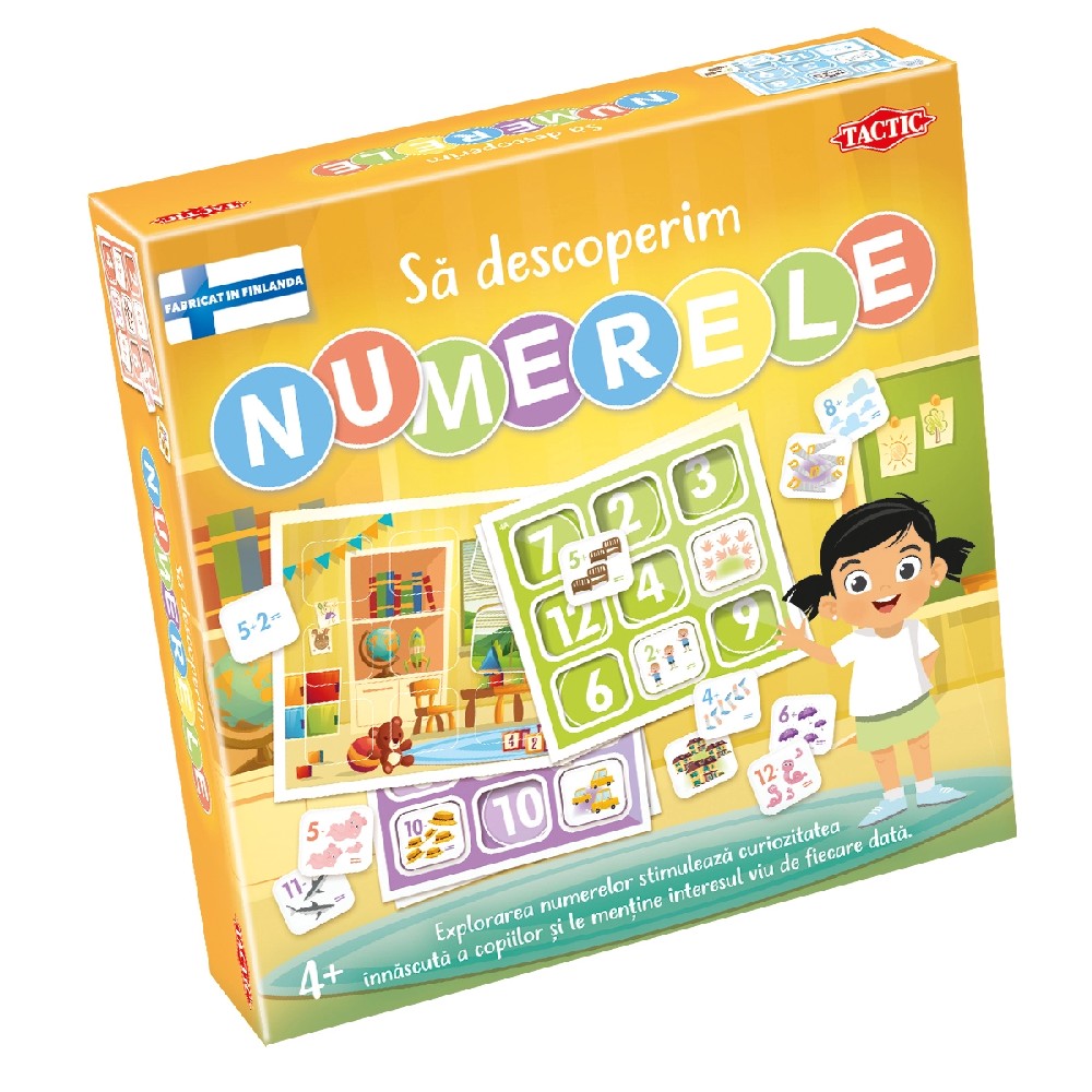 Să descoperim Numerele  román nyelvű társasjáték