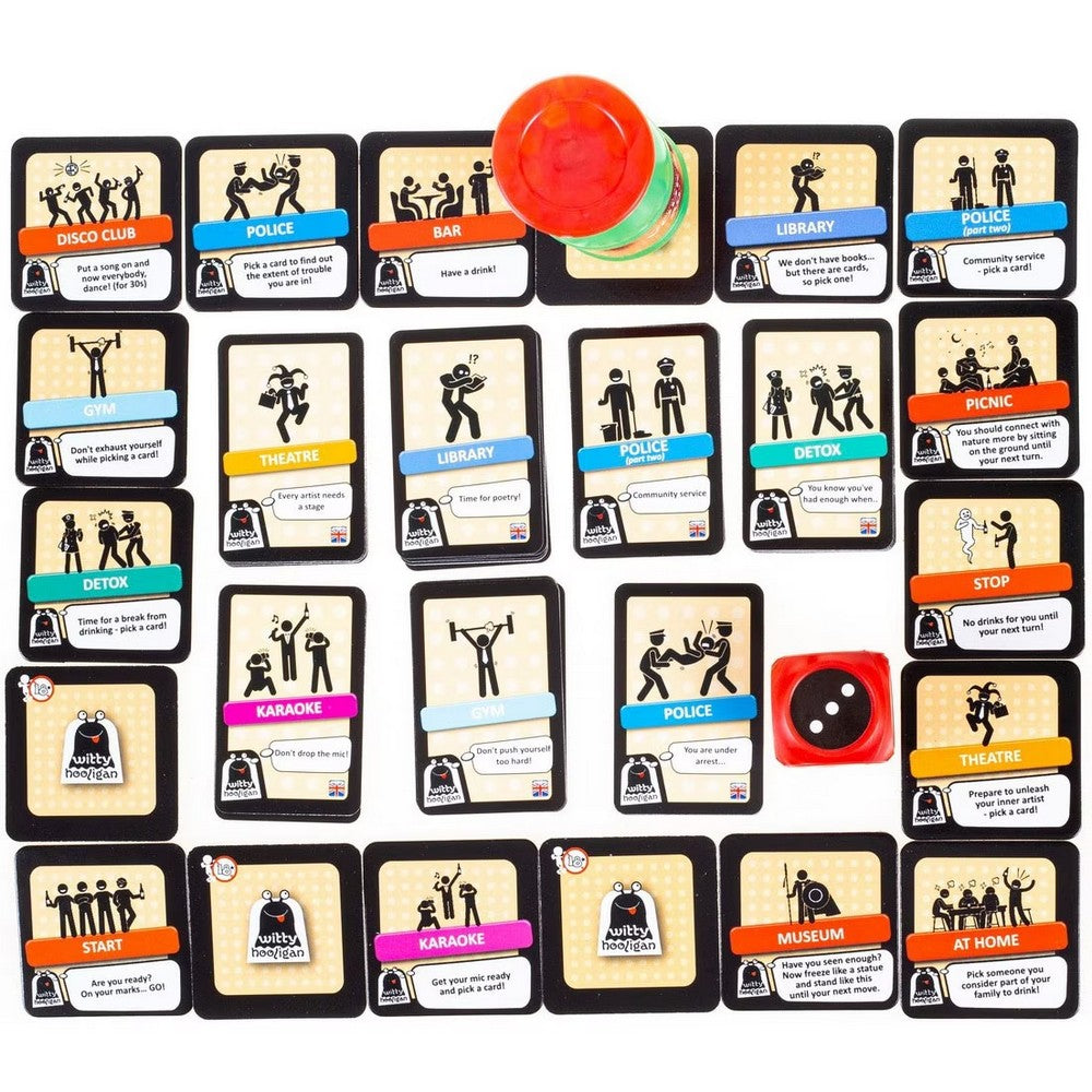 Alco City Fenőtt Partyjáték angol nyelvű társasjáték