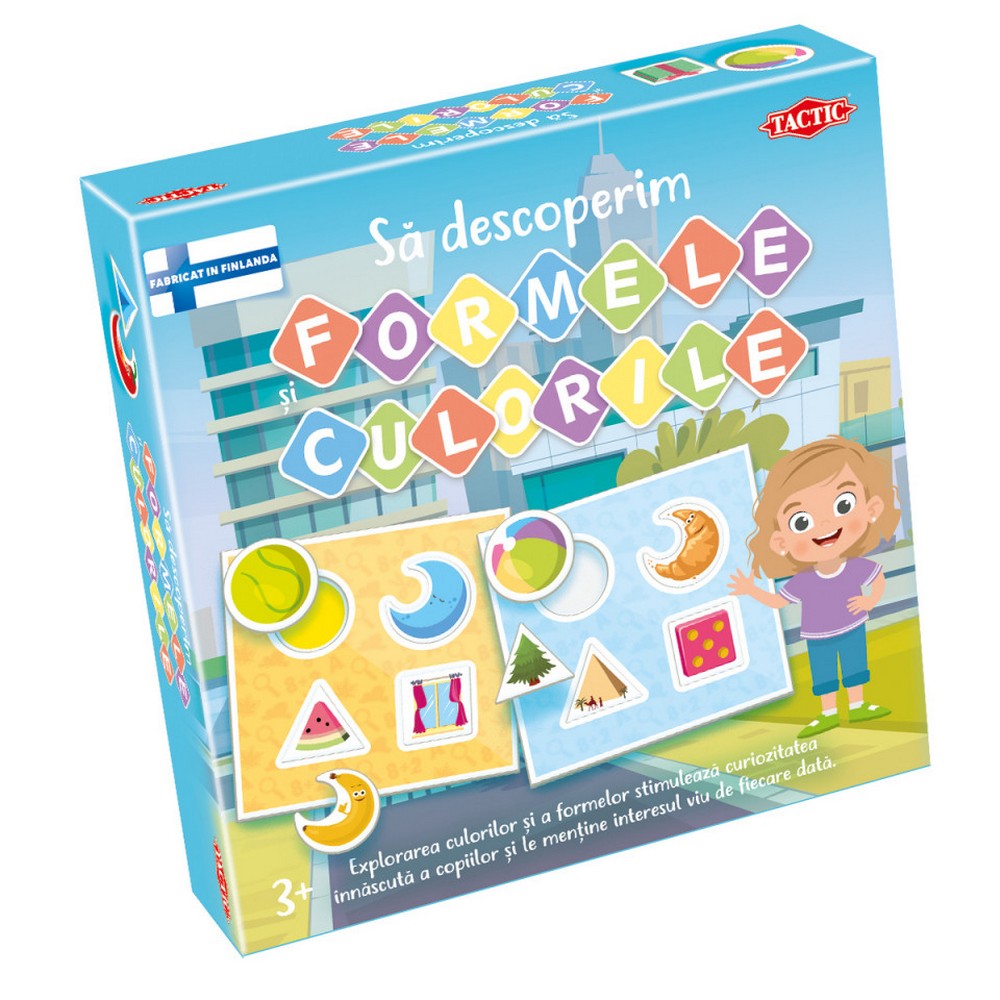 Să descoperim Formele și culorile  román nyelvű társasjáték