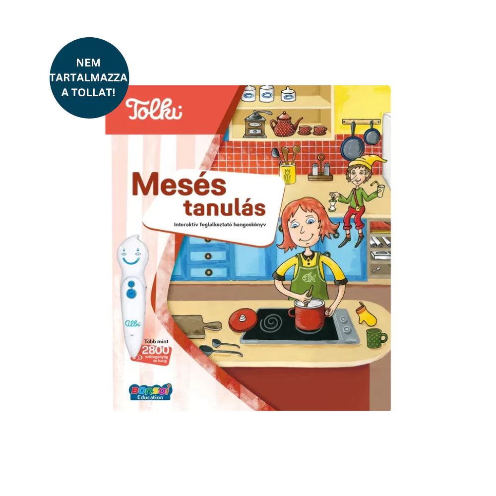 Tolki interaktiv könyv Mesés tanulás magyar nyelvű könyv