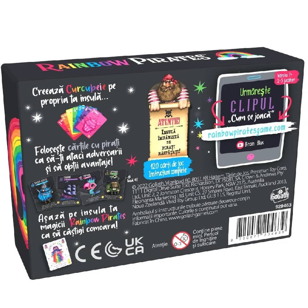 Rainbow Pirates  román nyelvű társasjáték