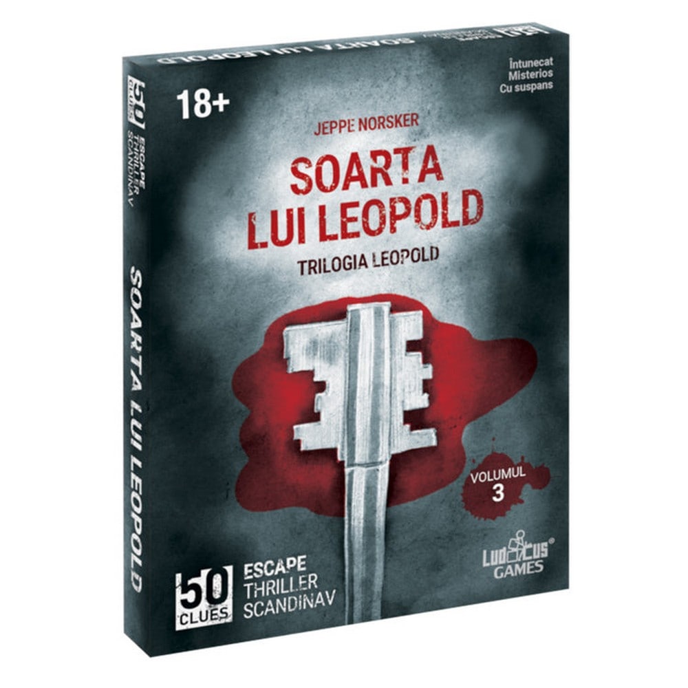50 Clues Soarta lui Leopold román nyelvű társasjáték