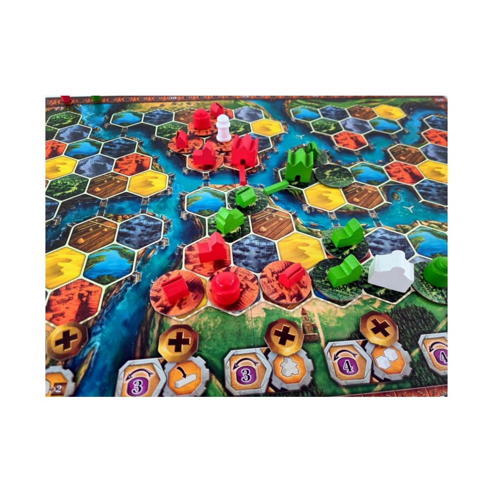 Terra Mystica Találmányok kora magyar nyelvű társasjáték
