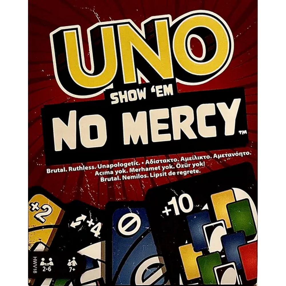 UNO Show Em NO MERCY! magyar nyelvű társasjáték