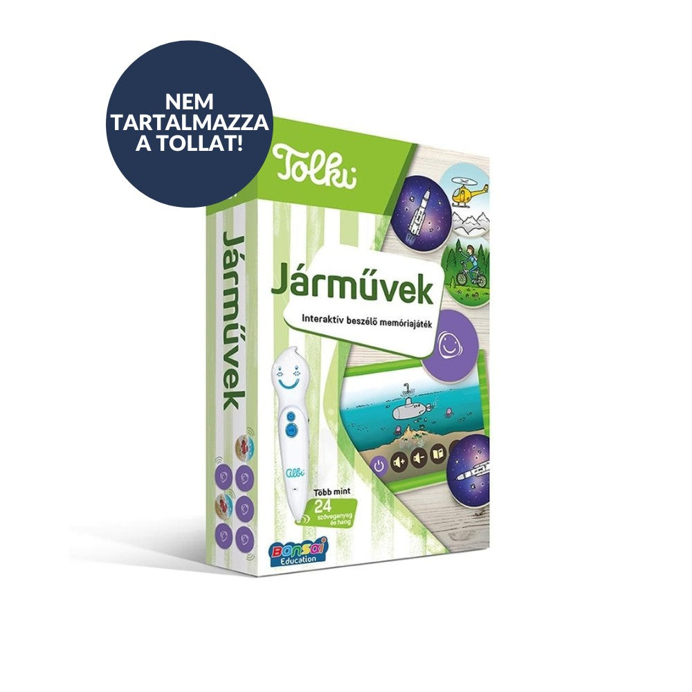 Tolki interaktív játék - Járművek