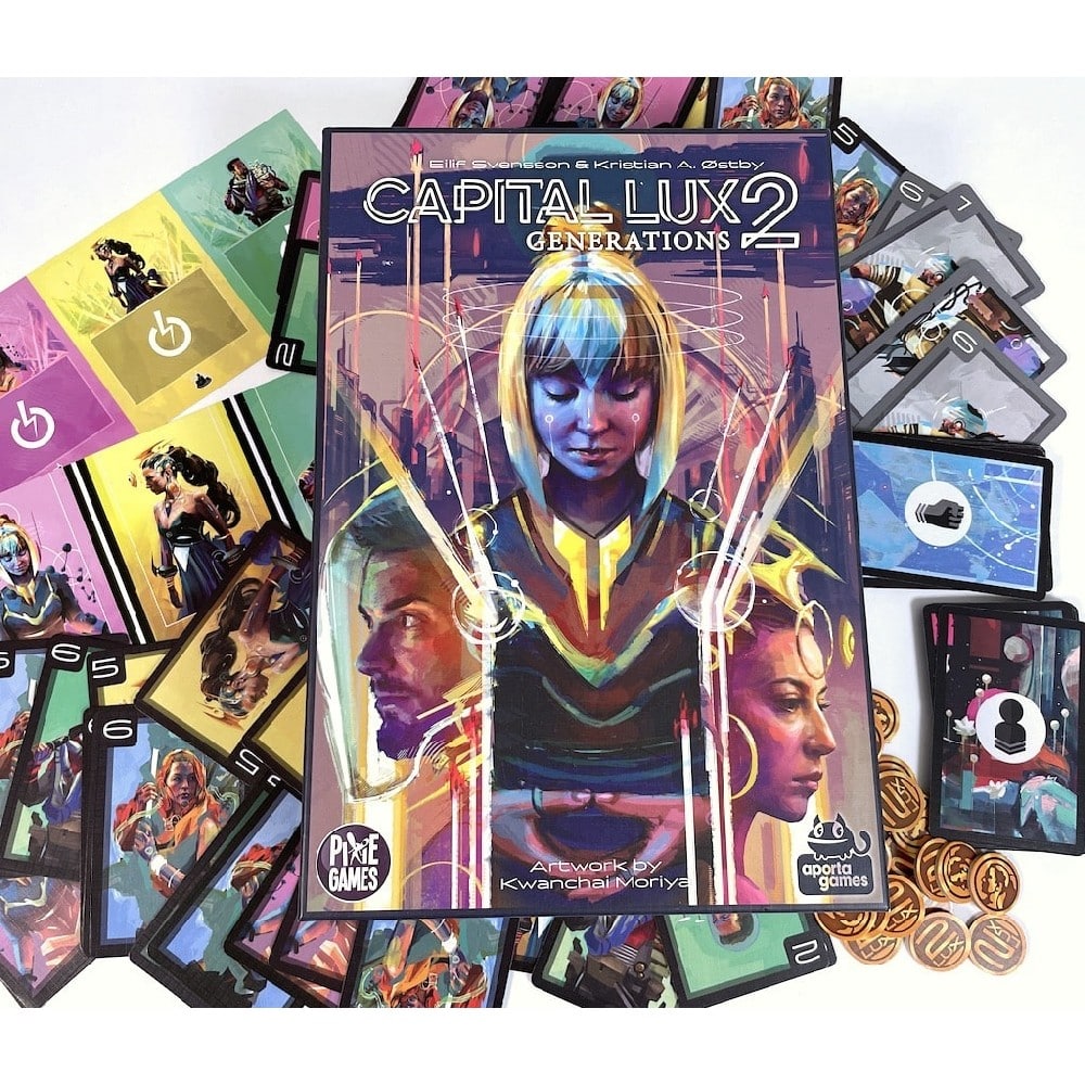 Capital Lux 2: Generations angol nyelvű társasjáték