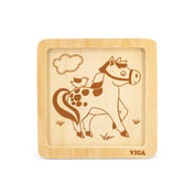 Fa 4 darabos kirakó puzzle Ló, Viga