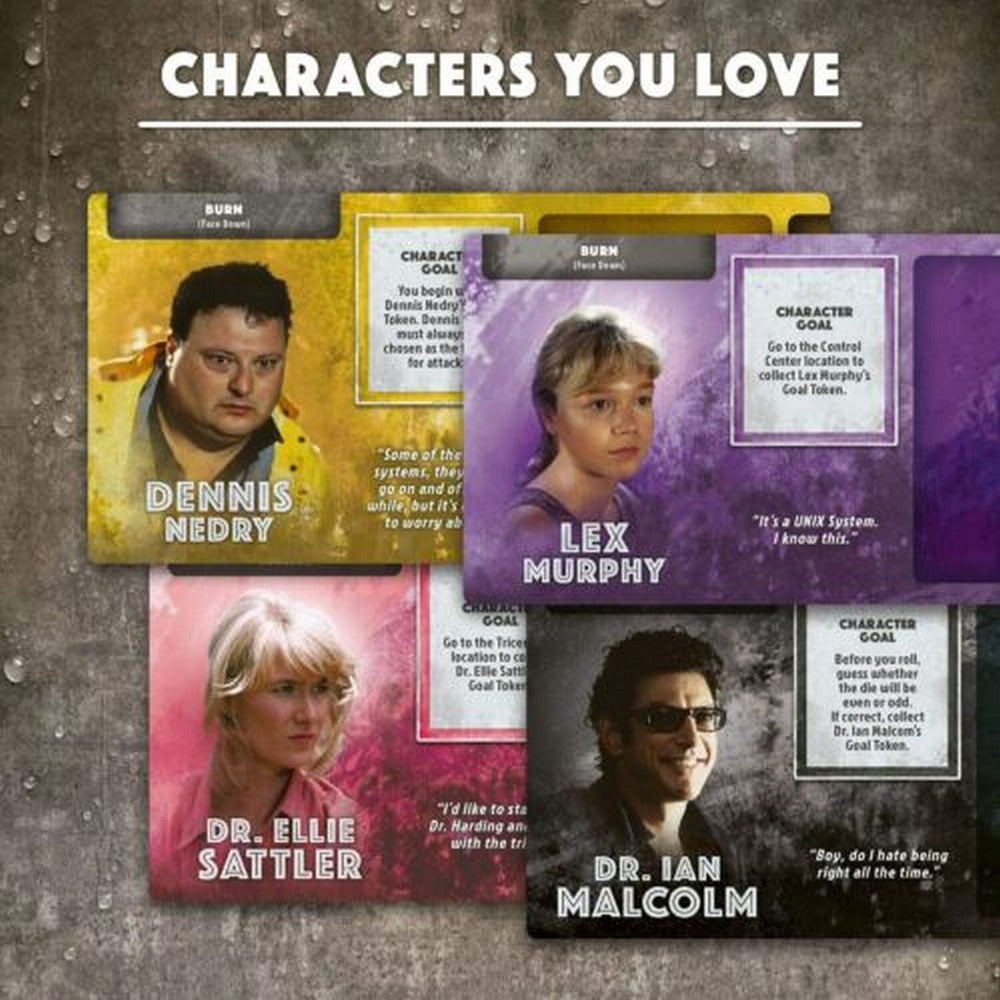 Jurassic Park: Danger! angol nyelvű társasjáték