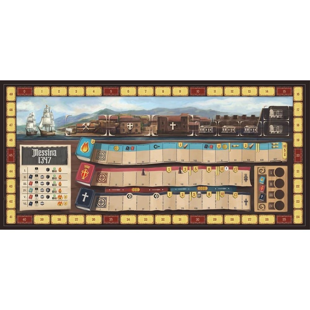 Messina 1347 angol nyelvű társasjáték