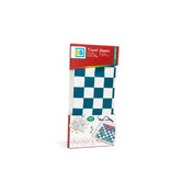 Utazó játékok: sakk, dáma, Tic Tac Toe, BS Toys angol nyelvű társasjáték