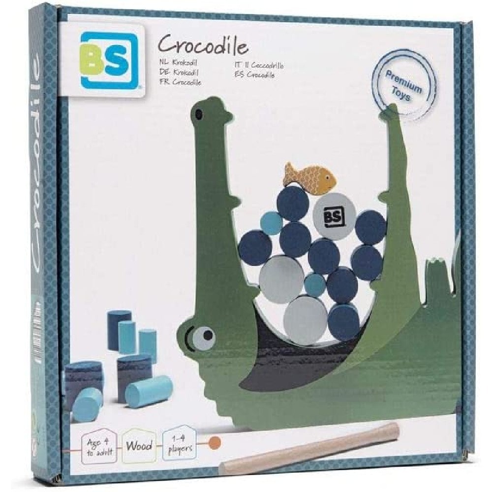 Egyensúlyozó játék Krokodil, BS Toys