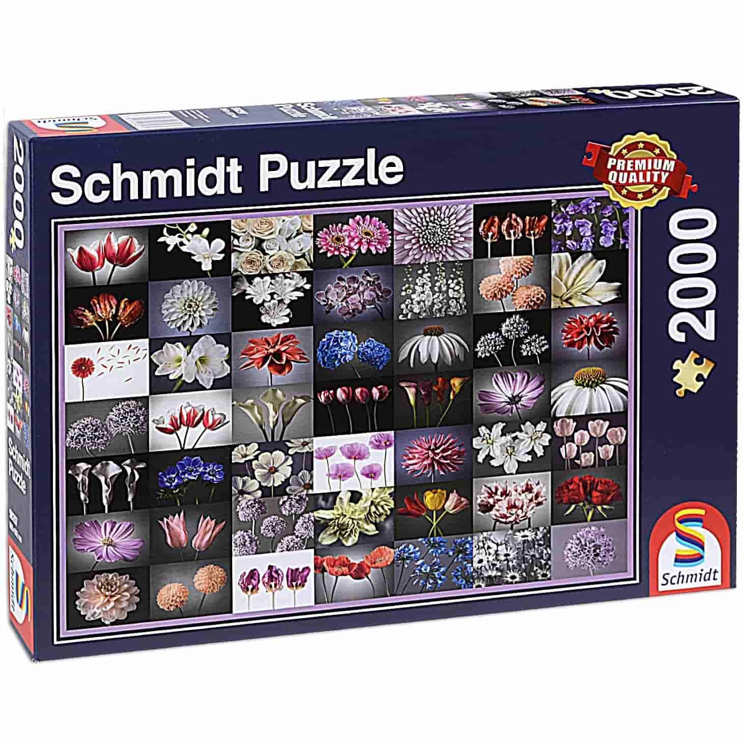 2000-es Puzzle Floral Greeting-Schmidt-2-Játszma.ro - A maradandó élmények boltja