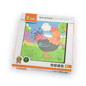 Réteges 4 darabos puzzle - Tojástól a kakasig, Viga
