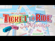 Ticket to Ride: San Francisco angol nyelvű társasjáték