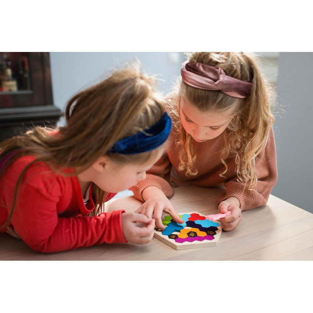 Méhecskés fa logikai játék 30 feladatkártyával, BS Toys GA346 angol nyelvű játék