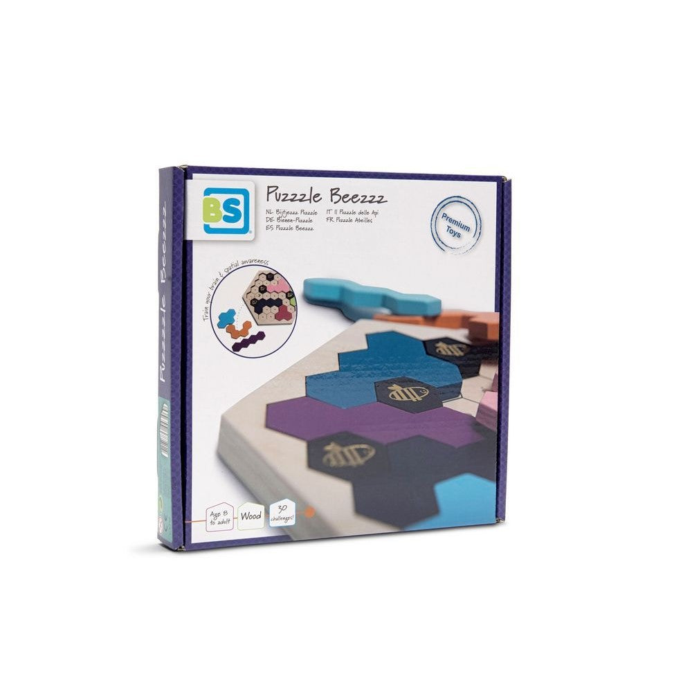 Méhecskés fa logikai játék 30 feladatkártyával, BS Toys GA346 angol nyelvű játék