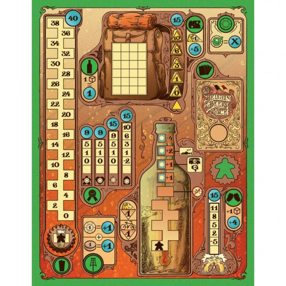 The Belgian Beers Race angol nyelvű társasjáték