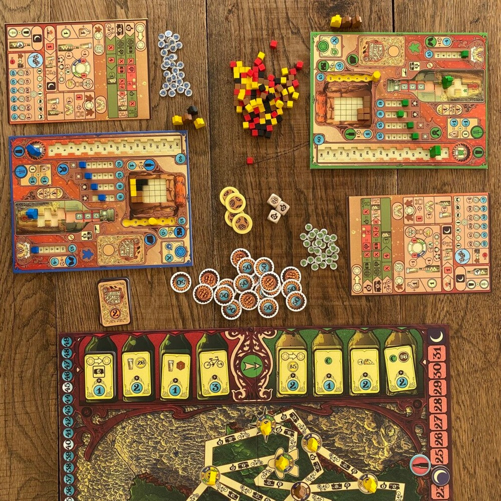 The Belgian Beers Race angol nyelvű társasjáték