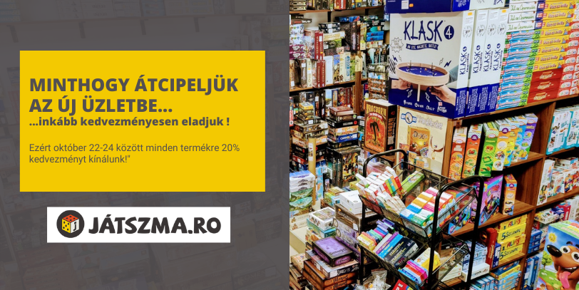 20% kedvezmény minden termékünkre október 22-24. között!