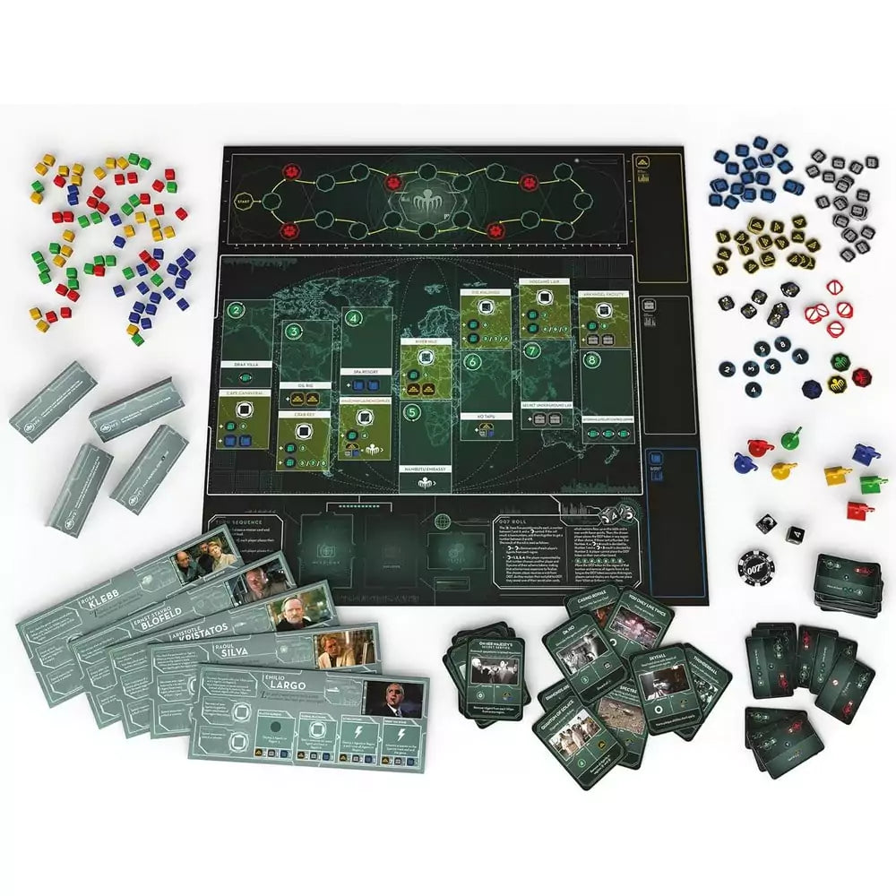 007 SPECTRE Board Game tartozékok