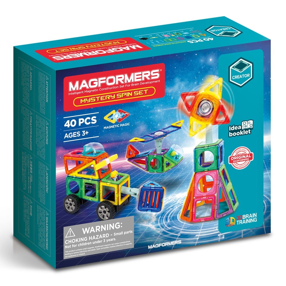 Magformers Mystery Spin mágneses építőjáték 40 darabos készlet