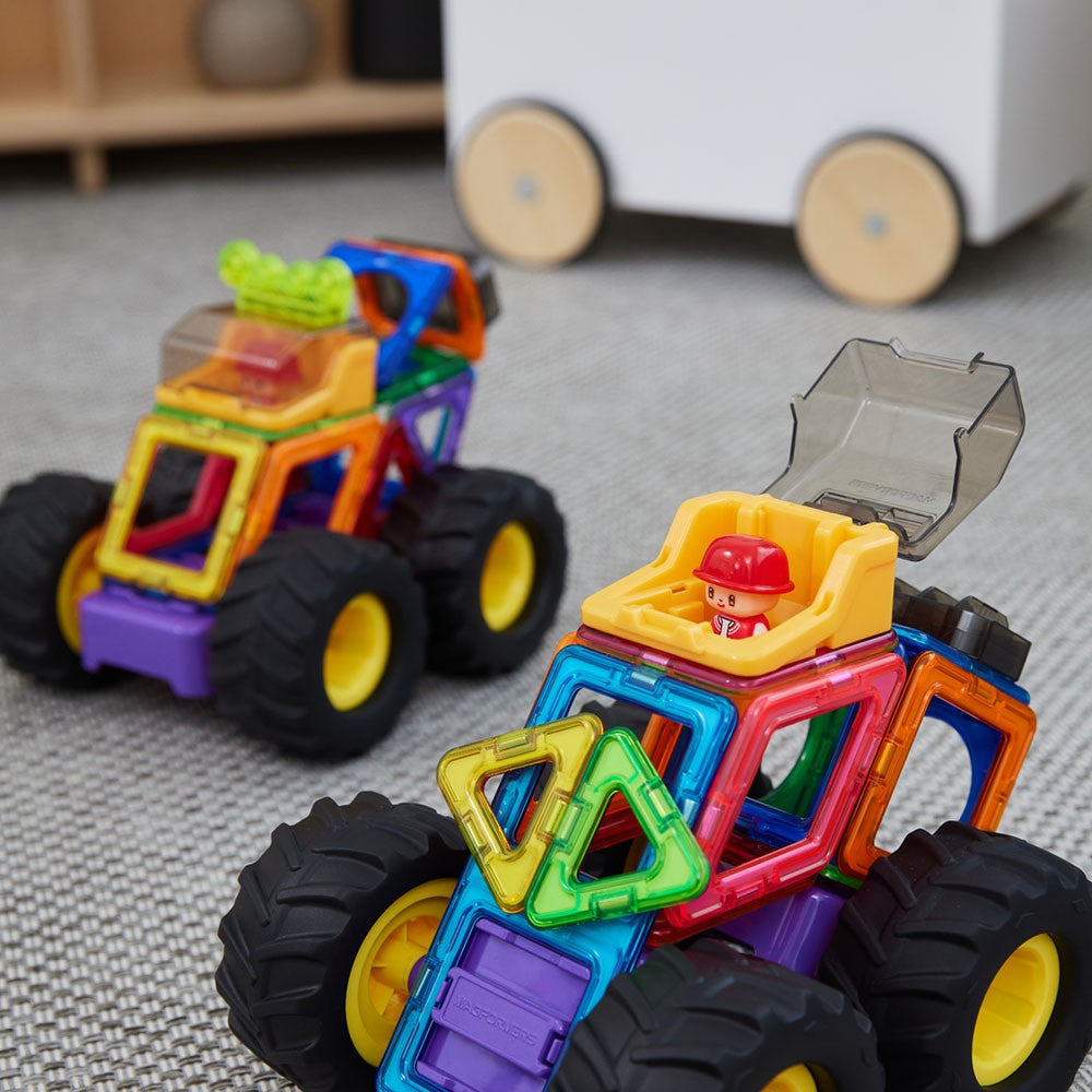 Magformers Giant Wheels - Monster Truck, 23 darabos készlet