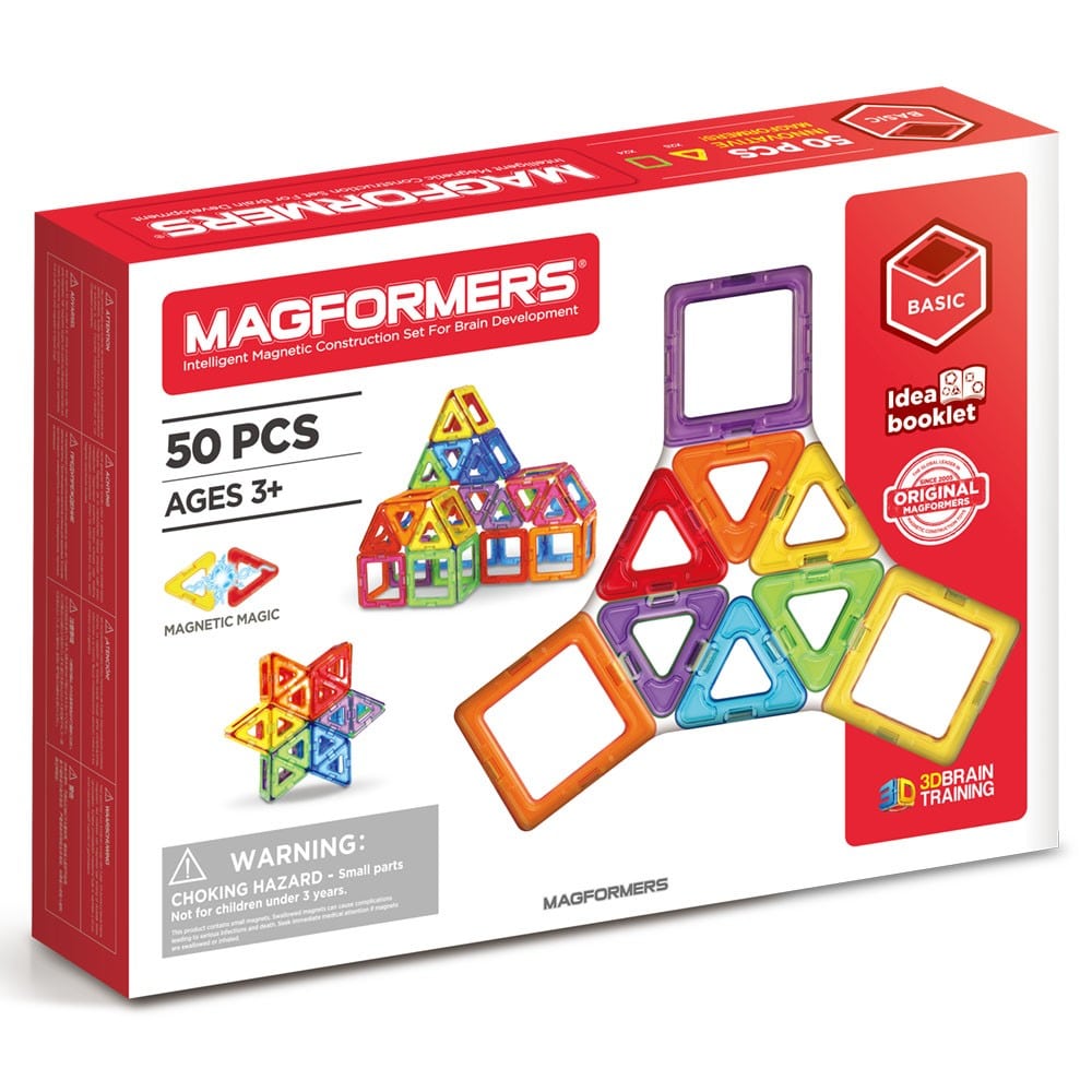 Magformers mágneses építőjáték - 50 darabos készlet