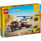 LEGO Creator Platós teherautó és helikopter 31146 270 darabos