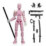 3D Robotfigura R13 - Rózsaszín