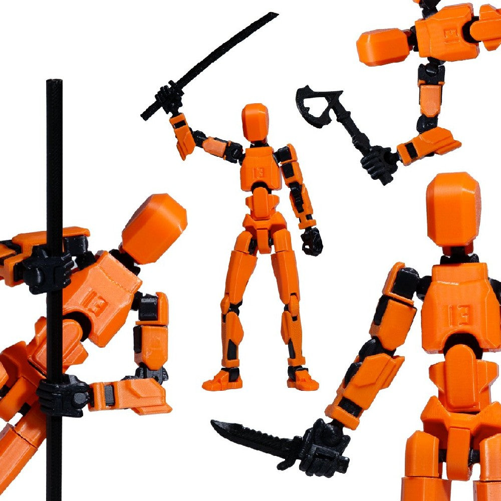 3D Robotfigura R13 - Narancssárga