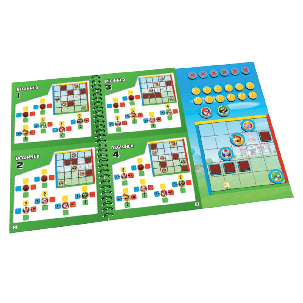 Thinkfun - Super Mario Coin Collector, joc de logica magnetic, lb.romana  - román nyelvű társasjáték