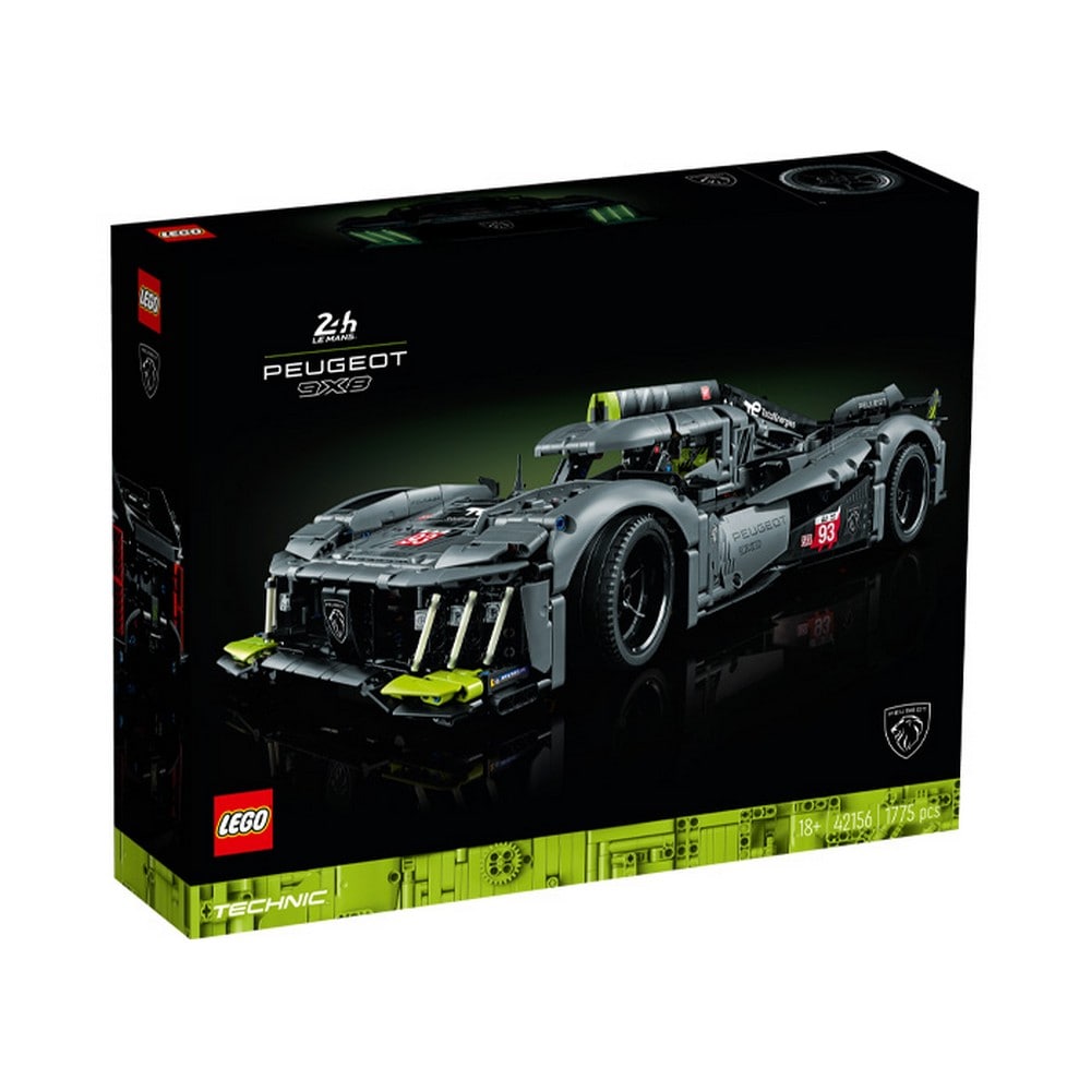 LEGO Technic PEUGEOT 9X8 24H Le Mans Hybrid Hypercar 42156