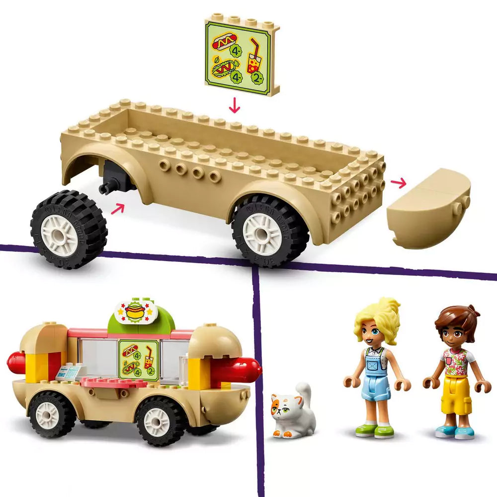 LEGO Friends Hot dog árus büfékocsi 42633 100 darabos