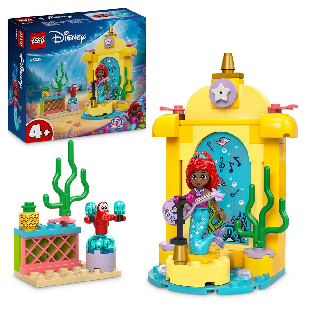 LEGO® ǀ Disney Princess Ariel zenei színpada - csomagolas es a figurak