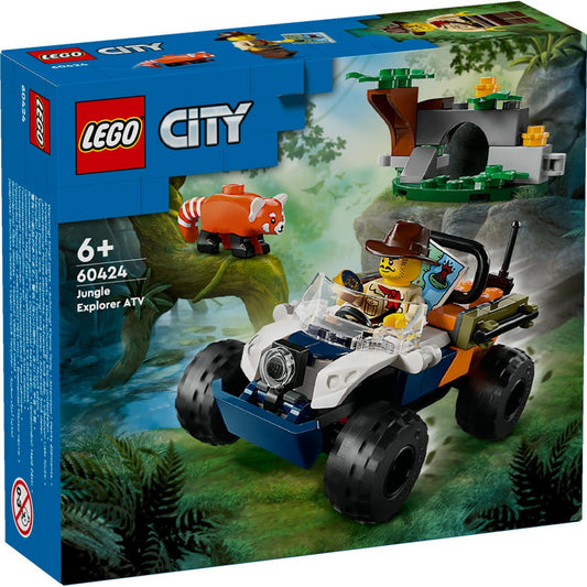 LEGO City Dzsungelkutató ATV - vörös macskamedve akció 60424