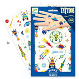 Űrbeli furcsaságok tetoválás - Djeco DJ09590