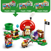 LEGO Super Mario Nabbit Toad boltjánál kiegészítő szett 71429