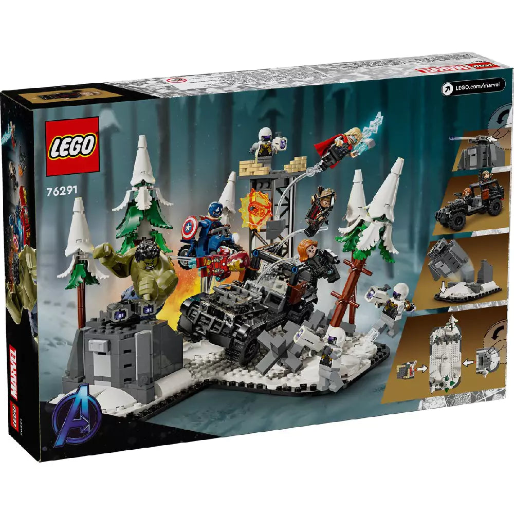 Lego 76291 doboz hátulja