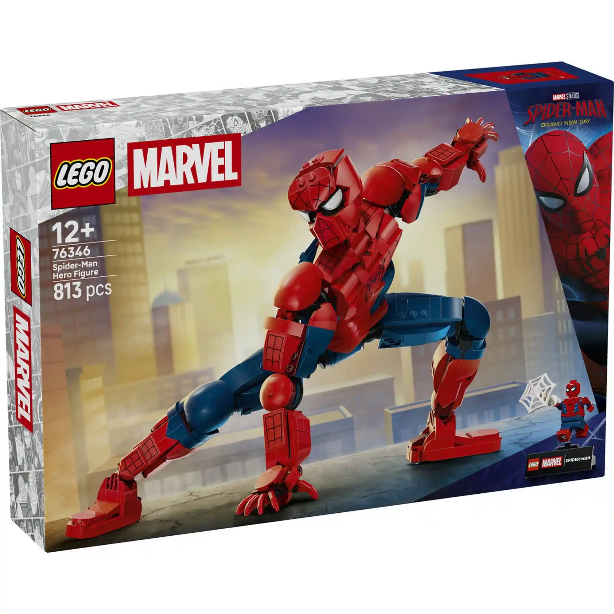 LEGO Marvel: Pókember akciófigura 76346, 813 darabos