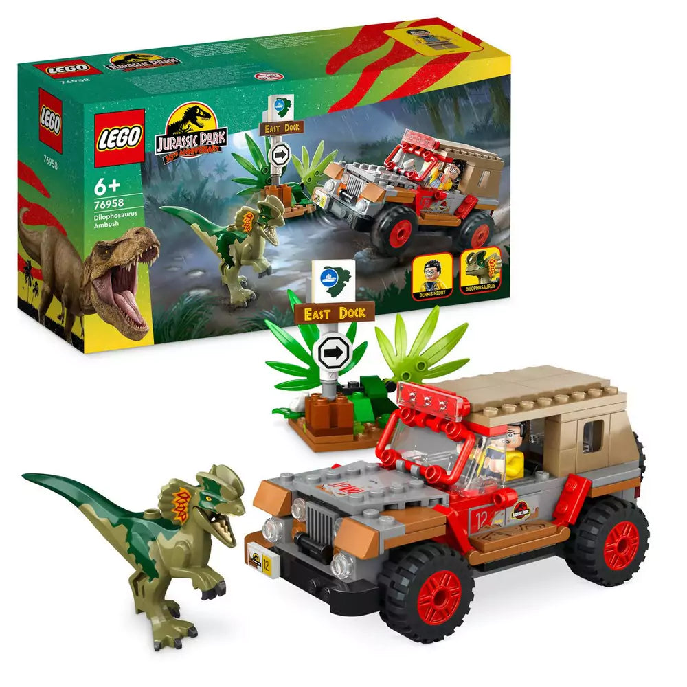 LEGO Jurassic World Dilophosaurus támadás 76958