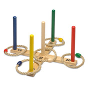 Célbadobó jatek fából, Rings Stick Cayro