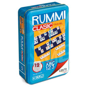 Rummy travel Cayro, klasszikus römi fémdobozban román nyelvű társasjáték