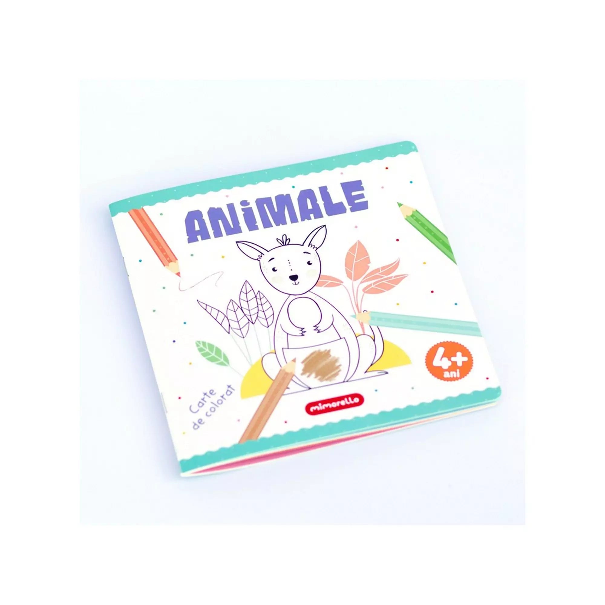  Animale Desenăm pas cu pas - Színező könyv 4 éves kortól, kreatív rajzolási és tanulási élmény kicsiknek.