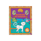 Animale de companie - Coloreaza dupa numere + Abtibilduri - kifestős könyv