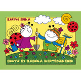 Bogyó és Babóca kertészkedik, magyar nyelvű könyv