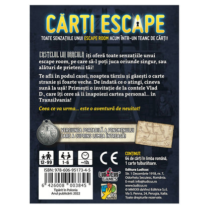 Carti Escape - Castelul lui Dracula  - román nyelvű társasjáték