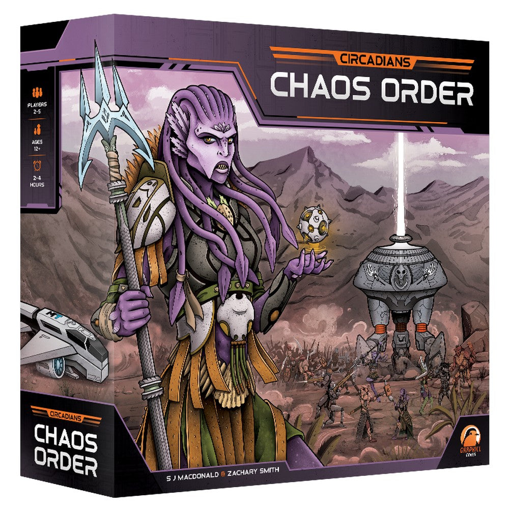 Circadians: Chaos Order (sérült doboz) angol nyelvű társasjáték