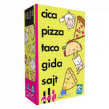 Cica, pizza, taco, gida, sajt magyar nyelvű társasjáték